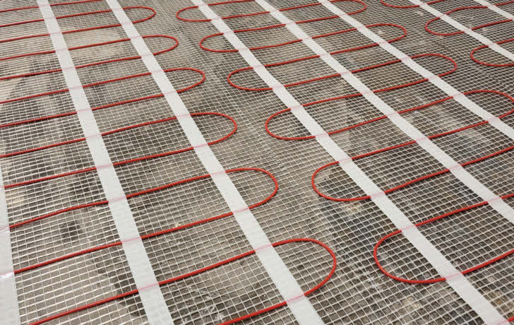 Elektrische vloerverwarming matten